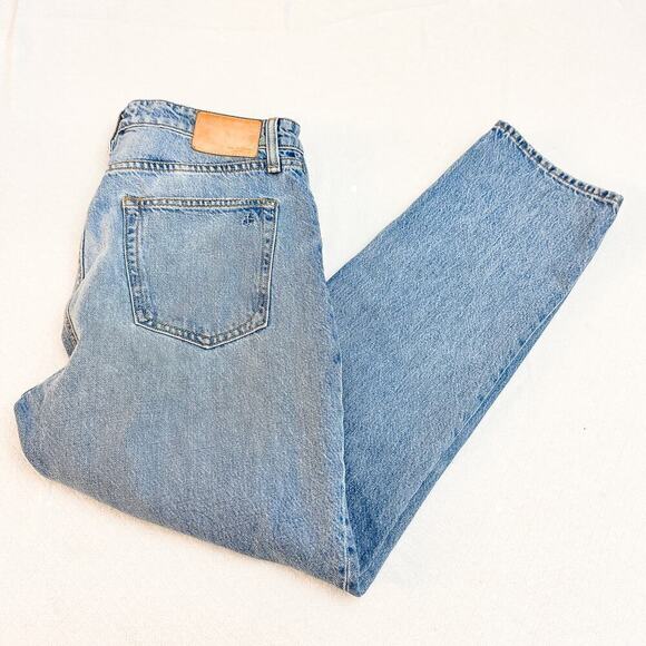Rag & Bone Nina High-Rise Ankle Cigarette Light Wash Denim Jeans Size 28 - Picture 7 of 7